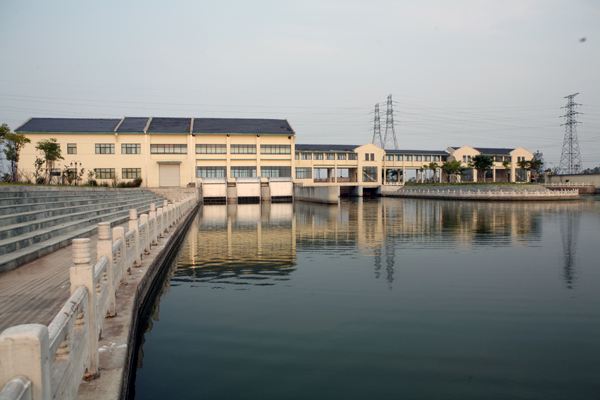 慈溪跨區(qū)域引水陸中灣泵站