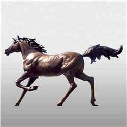 銅雕馬擺件